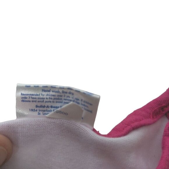 Build A Bear Workshop Princess Shirt Silver Crown Sequin Heart Jewel BAB - Picture 4 of 5